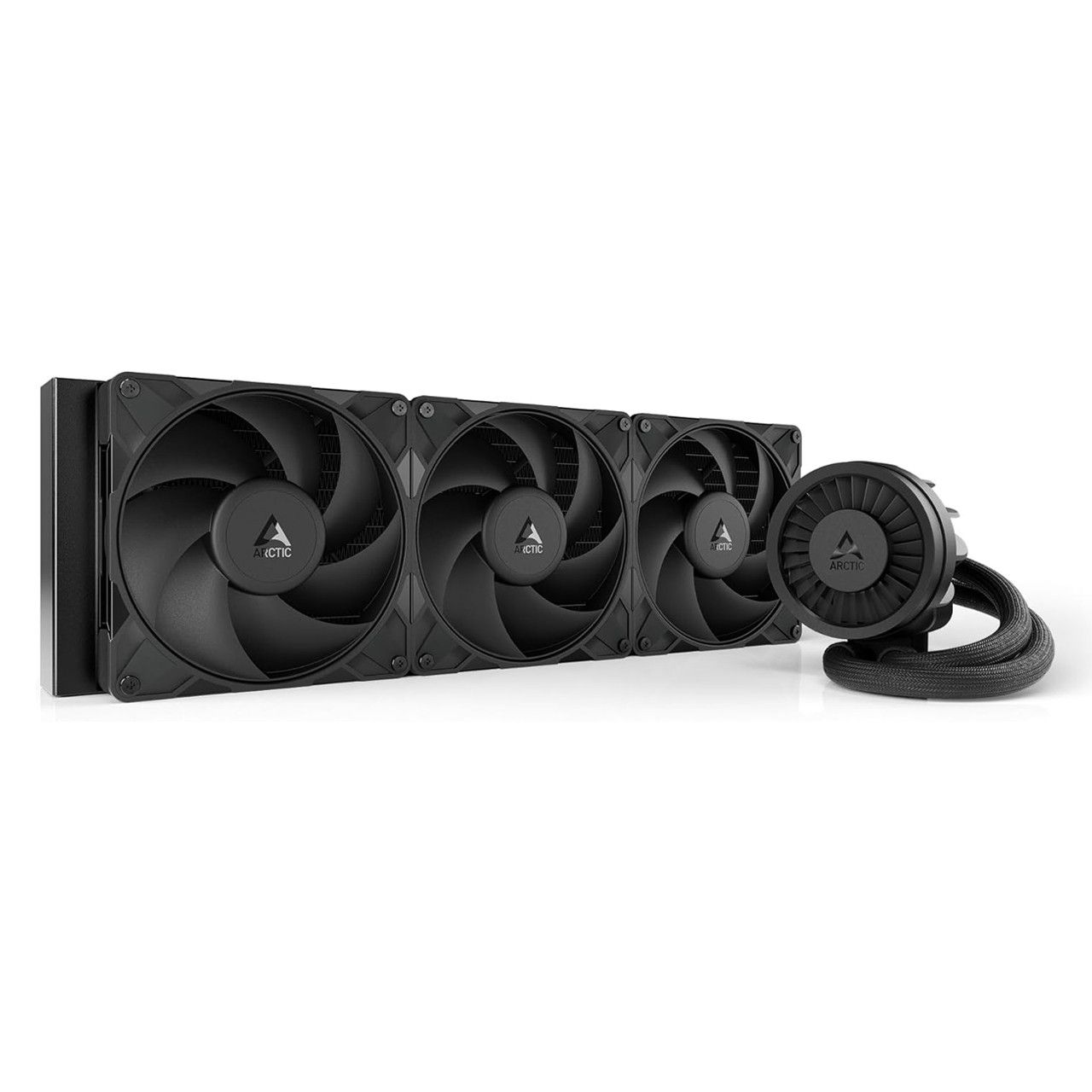 COOLER Arctic  Liquid Freezer III Pro 420 , skt. LGA1851, LGA 1700, AM4, AM5, racire cu lichid, 3 x 140mm P14 Pro, 800 - 2800 RPM, , negru  ACFRE00181A  (timbru verde 2.00 lei)