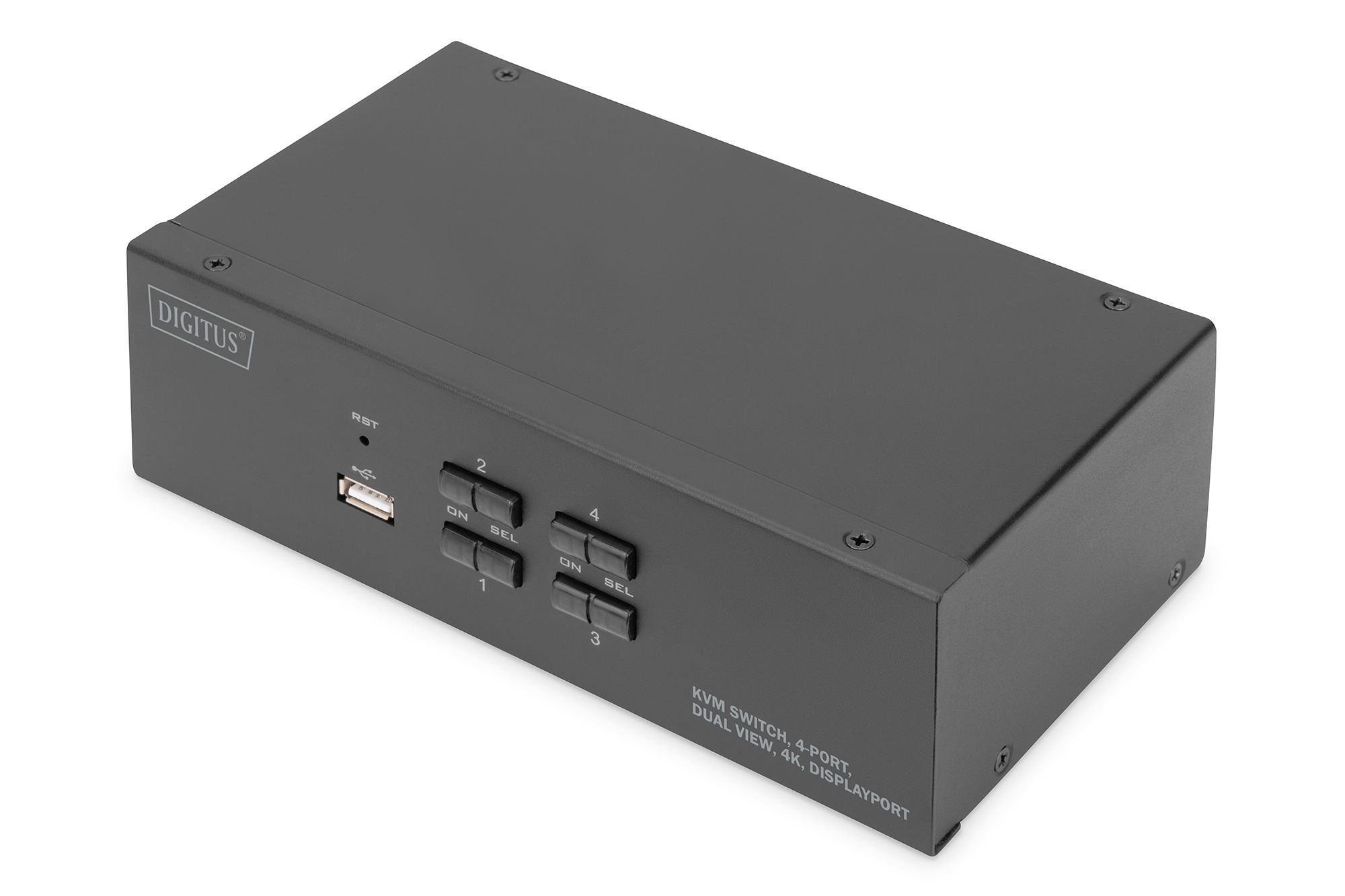 Digitus DS-12882 switch-uri pentru tastatură, mouse și monitor (KVM) Negru