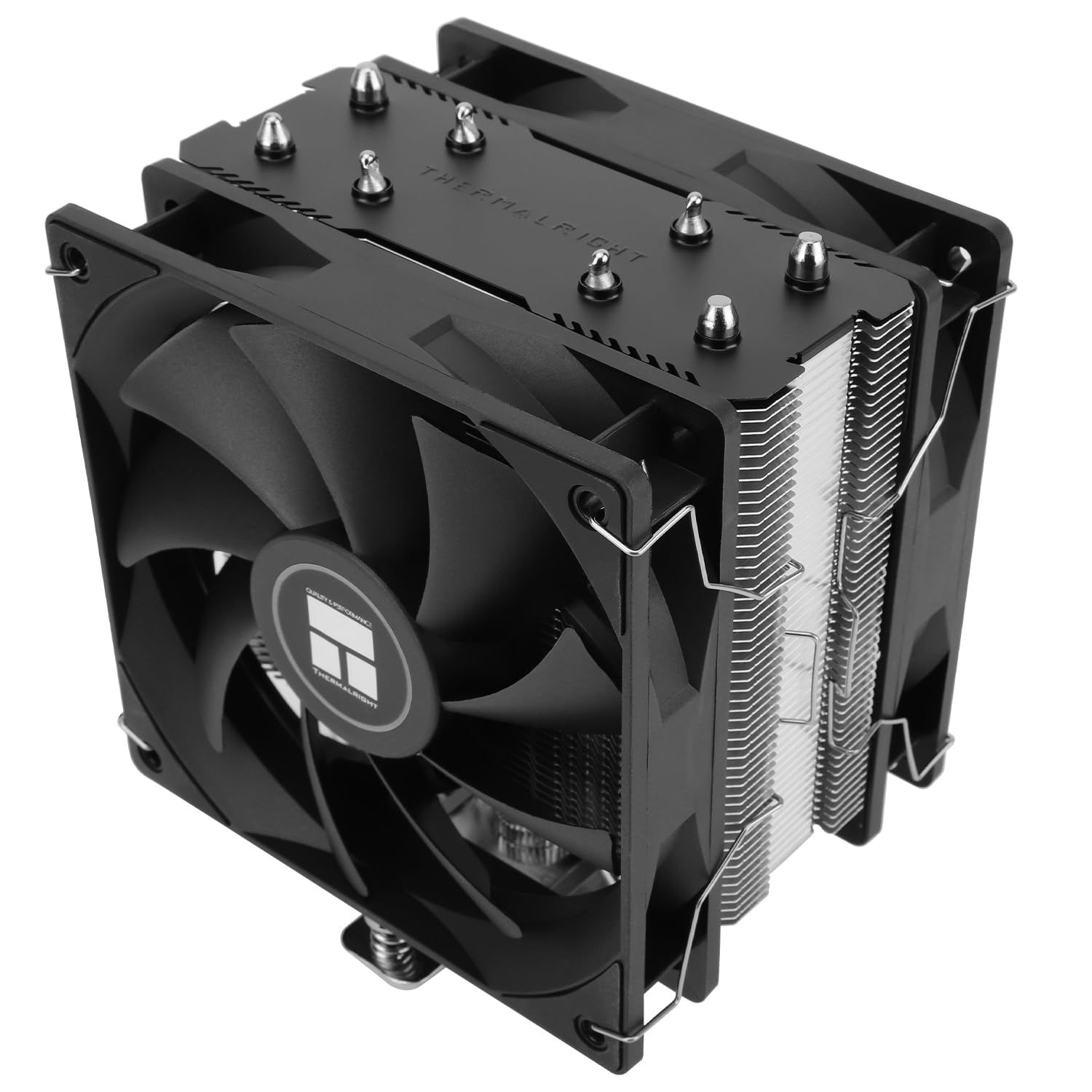 COOLER Thermalright  Assassin X 120 V2 PLUS  skt. Intel si AMD, racire cu aer, vent. 2 x 120mm, 1500 rpm, 4 heatpipes, inaltime 154mm, fara LED, Assassin X 120 V2 PLUS   (timbru verde 0.8 lei)