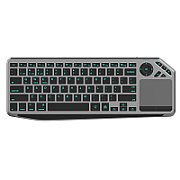 Techly ICTB9801TB tastaturi Universală RF Wireless + Bluetooth QWERTY Engleză SUA Negru