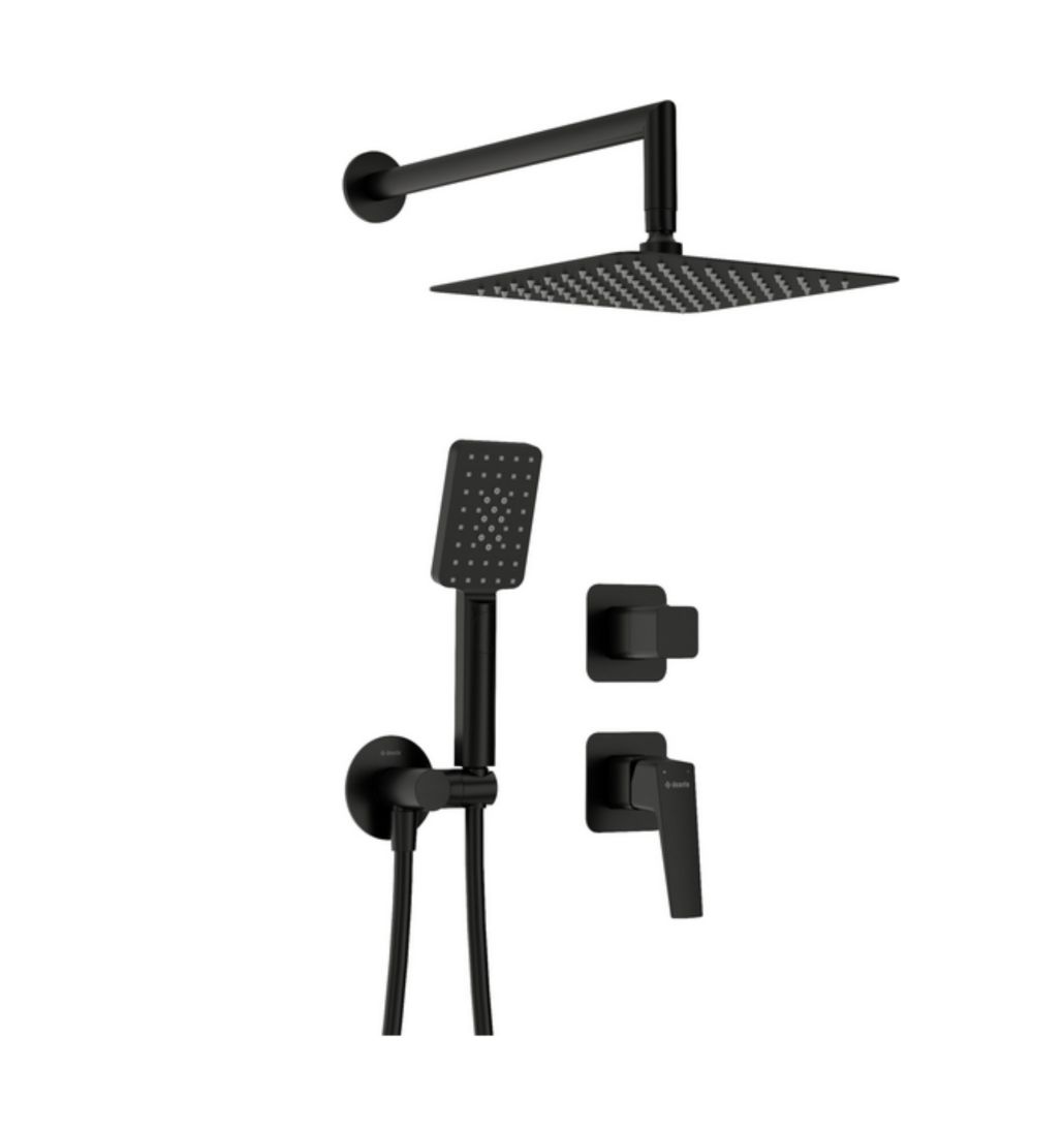 Concealed shower set