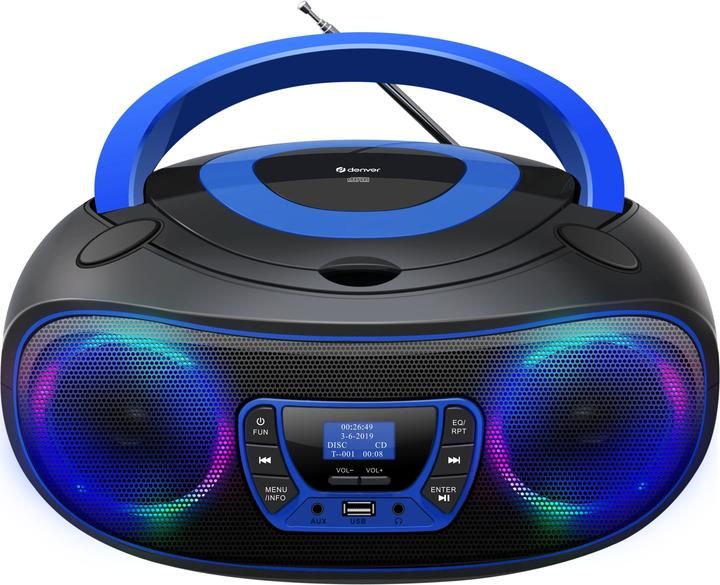 Boombox Denver TDB-212BU blue