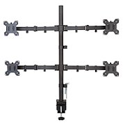 Techly ICA-LCD 382-Q sistem montare monitor/stand 68,6 cm (27 ) Birou Negru