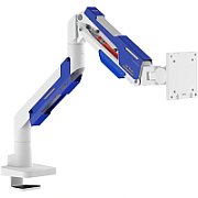 Suport monitor Serioux MM101-C012WH, compatibilitate dimensiune ecran 24 -57 , greutate maximă suportata: 2~30 kg, VESA: 75x75, 100x100, 100x200, 200x100, 200x200, inclinare: +70°~-45°, pivotare: +90°~-90°, rotația ecranului: 360°, instalare: clemă, grommet, grosime recomandată pentru birou clemă