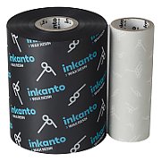 Thermal transfer ribbons, Inkanto, APR 6, Wax/Resin, 154 mm, 300 m, Out, Black