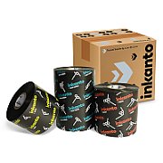 Thermal transfer ribbons, Inkanto, APR 6, Wax/Resin, 154 mm, 300 m, Out, Black