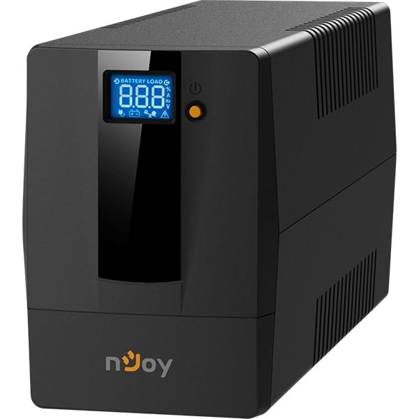 UPS NJOY HS 800, 800VA/480W, Line-interactive, 2 Prize Schuko cu Protectie, Repornire Automata, Reglaj Automat al Tensiunii