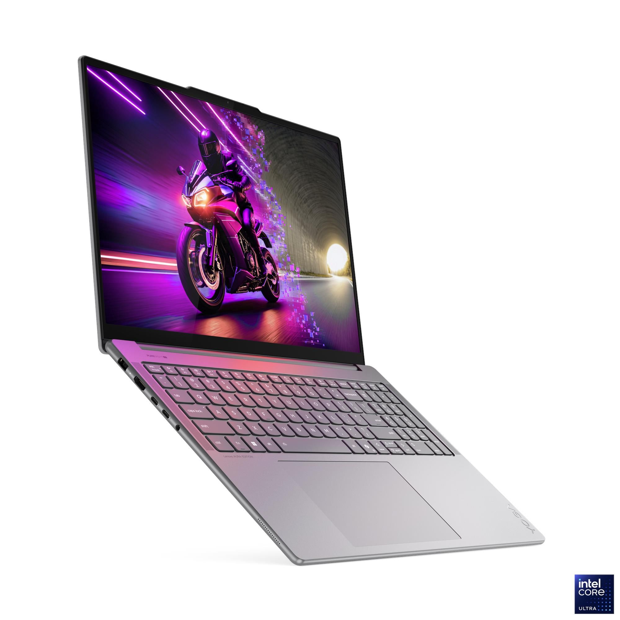 Laptop Lenovo Yoga Pro 9 16IAH10 83L00061RM, 16 inch 2880 x 1800, Intel 255H (16 C / 26 T, 2.5 GHz - 5.1 GHz, 24 MB cache, 28 W), 32 GB LPDDR5X, 1 TB SSD, Nvidia GeForce RTX 5050, Windows 11 Pro