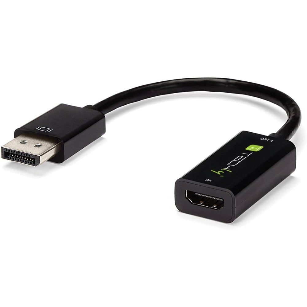 Techly IADAP DP-HDMIF8K adaptor pentru cabluri video 0,2 m DisplayPort HDMI Tip A (Standard) Negru