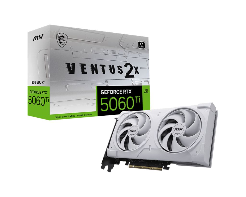 GeForce 5060 Ti 8G VENTUS 2X OC WHITE PLUS, GDDR7, 128-bit, Alb V536-002R