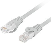LANBERG Patchcord cat.6 UTP LSZH CU 3m grey Fluke passed