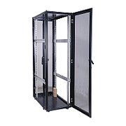 Hyper Pro 19  26U rack 600x1000 floor-standing network cabinet  front perforation  black  1000kg