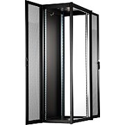 Hyper Pro 19  26U rack 600x1000 floor-standing network cabinet  front perforation  black  1000kg