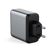 Satechi 100W USB-C PD Wall Charger Gallium Nitride (GaN) charging - Space Grey