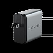 Satechi 100W USB-C PD Wall Charger Gallium Nitride (GaN) charging - Space Grey