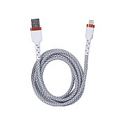 Dviced Cable USB-A to Lightning Nylon Textile 1,25m - White