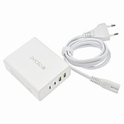 Dviced Desktop charger 100W GaN 2 USB-A, 2 USB-C EU - White