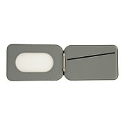 Dviced Leather magsafe foldable cardholder - Grey