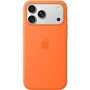 Apple iPhone 17 Pro Max Silicone Case with MagSafe – Orange