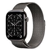 Apple Watch Series 11 GPS + Cellular 46mm Slate Titanium Case with Slate Milanese Loop - M/L