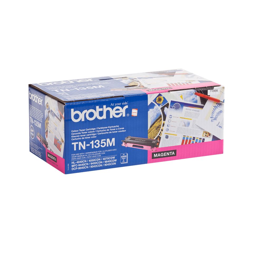 Cartus toner Brother TN135M ,Magenta ,4 000 pagini ,Original (TN135M) 