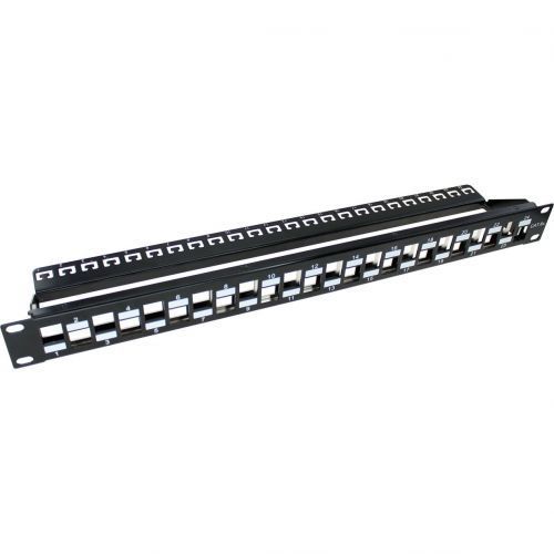 Accesoriu retelistica PXW UB24-2724, Patch Panel 24 porturi, keystone, Cat6, 1U, neechipat
