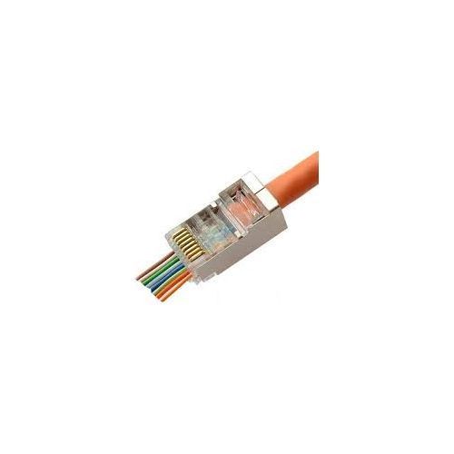 Accesoriu retelistica PXW MPUC5E-501FU/H/100 Mufa RJ45 ecranata FTP Cat5e cu gauri de trecere, 3U, set 100 buc.