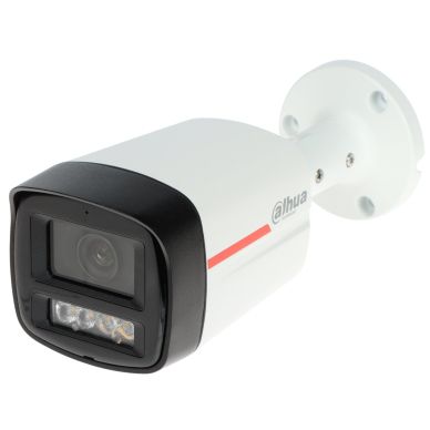 Camera de supraveghere Dahua IPC-HFW2449TL-S-LED-0600B-PRO Bullet IP 4MP, WizSense, WizColor, LED alb 50m, 6mm, PoE, IP67