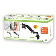 Suport de birou pentru monitor, brat cu gaz, 15 - 27 inch, Negru, Techly, ICA-LCD 111-BK