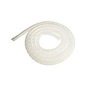 Organizator spiralat cabluri 11 - 70mm, alb , (25m) -ELEMATIC