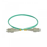 Patchcord FO SC/PC-SC/PC, MM OM3 50/125, manta LSZH 3.0mm, duplex 10m – EMTEX