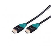 Cablu HDMI, V2.0, tata-tata, 4K@60hz, 1080P, High Speed Ethernet, contacte aurite, 1m, Negru, Nexio