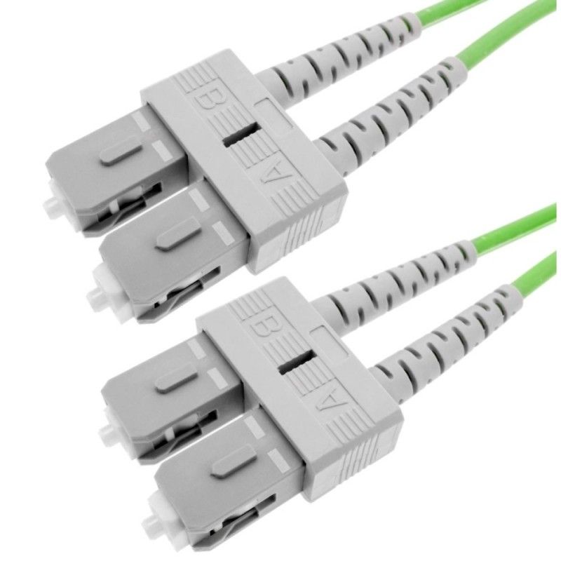 Patchcord FO SC/PC-SC/PC, MM OM5 50/125, manta LSZH 3.0mm, duplex 20m - EMTEX