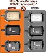 RESIGILAT: Ninja Airfryer (AF500EU) FlexDrawer black Schwarz