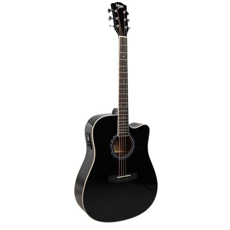 V-TONE VEAG1 CE BK 4/4 dr electro-acoustic guitar