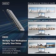USB-C docking station 12 port max. 8K/30Hz
