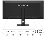 JAPANNEXT Monitor 40  IPS UWQHD (3440 x 1140) 21:9, 144Hz, 1ms, 2xHDMI 2.0, DP, HDR400, HDMI DP, USB Type-C 90W, VESA, Speakers