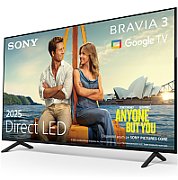 Televizor Sony BRAVIA 3 LED 65S35, 164 cm, Smart Google TV, 4K Ultra HD, Clasa E