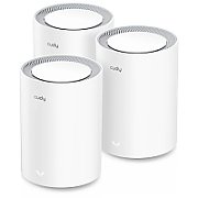 Cudy M1800 3-pack Bandă dublă (2.4 GHz/ 5 GHz) Wi-Fi 6 (802.11ax) Alb 1 Intern