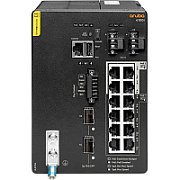 HPE Aruba Networking CX 4100i 12p 1GbE 8p Class4 PoE and 4p Class6 PoE 2p SFP+ DIN Mount Switch Gestionate L2 Gigabit Ethernet (10/100/1000) Power over Ethernet