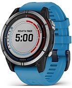 Garmin quatix 7 3.3 cm (1.3 ) MIP 47 mm Digital 260 x 260 pixels Touchscreen Blue Wi-Fi GPS (satellite)