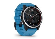 Garmin quatix 7 3.3 cm (1.3 ) MIP 47 mm Digital 260 x 260 pixels Touchscreen Blue Wi-Fi GPS (satellite)