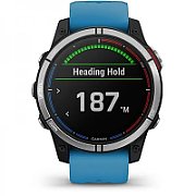 Garmin quatix 7 3.3 cm (1.3 ) MIP 47 mm Digital 260 x 260 pixels Touchscreen Blue Wi-Fi GPS (satellite)