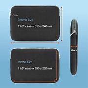 NATEC laptop sleeve Coral 13.3inch black