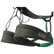 Uprząż wspinaczkowa Salewa Agner Harness - dark olive rozmiar: s