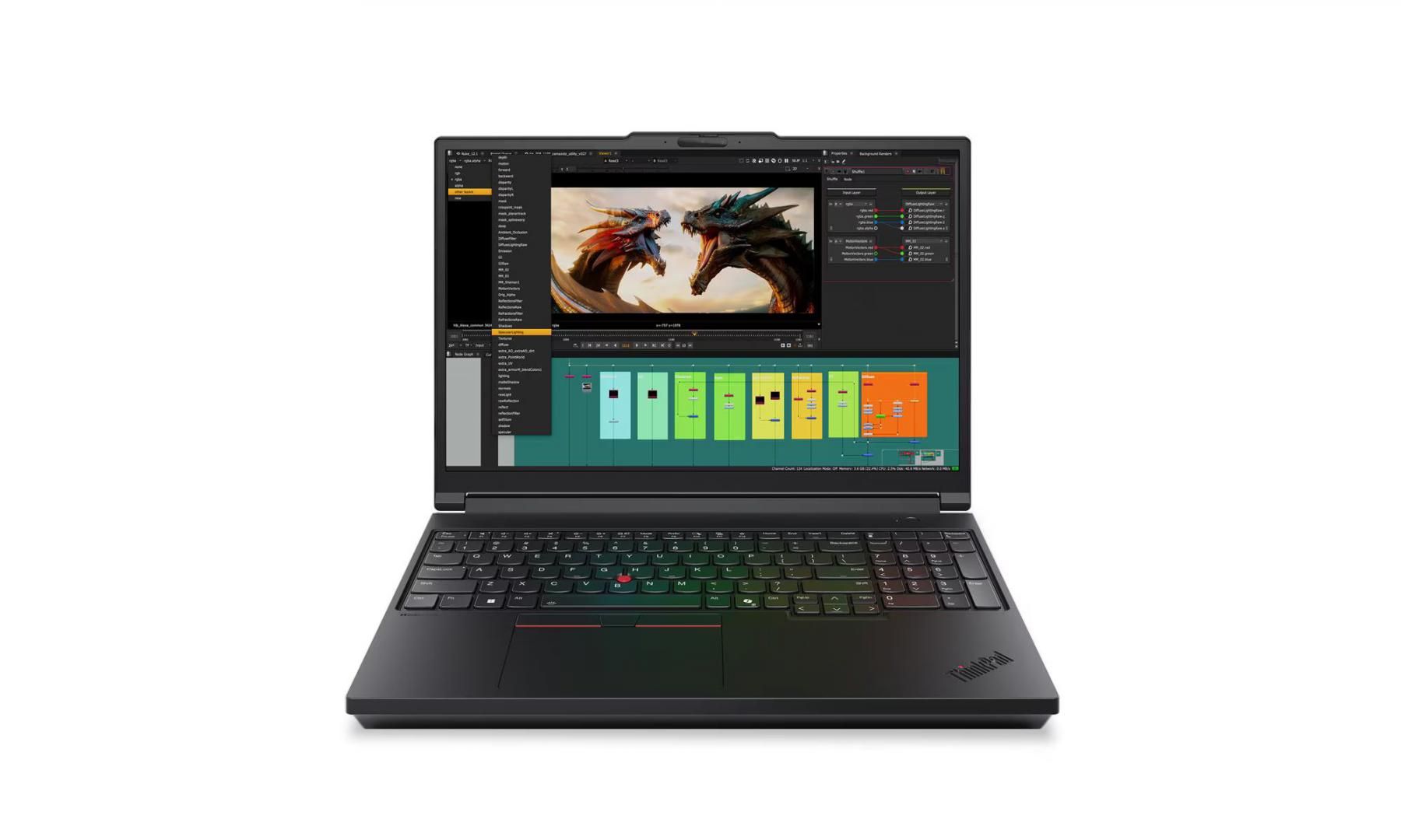 Laptop Lenovo ThinkPad P16 G3 21RQ000PRI, 16 inch 3840 x 2400, Intel Core Ultra 9 275HX (24 C / 24 T, 2.7 GHz - 5.4 GHz, 40 MB + 24 MB cache), 64 GB DDR5, 1 TB SSD, Nvidia RTX Pro 4000, Windows 11 Pro