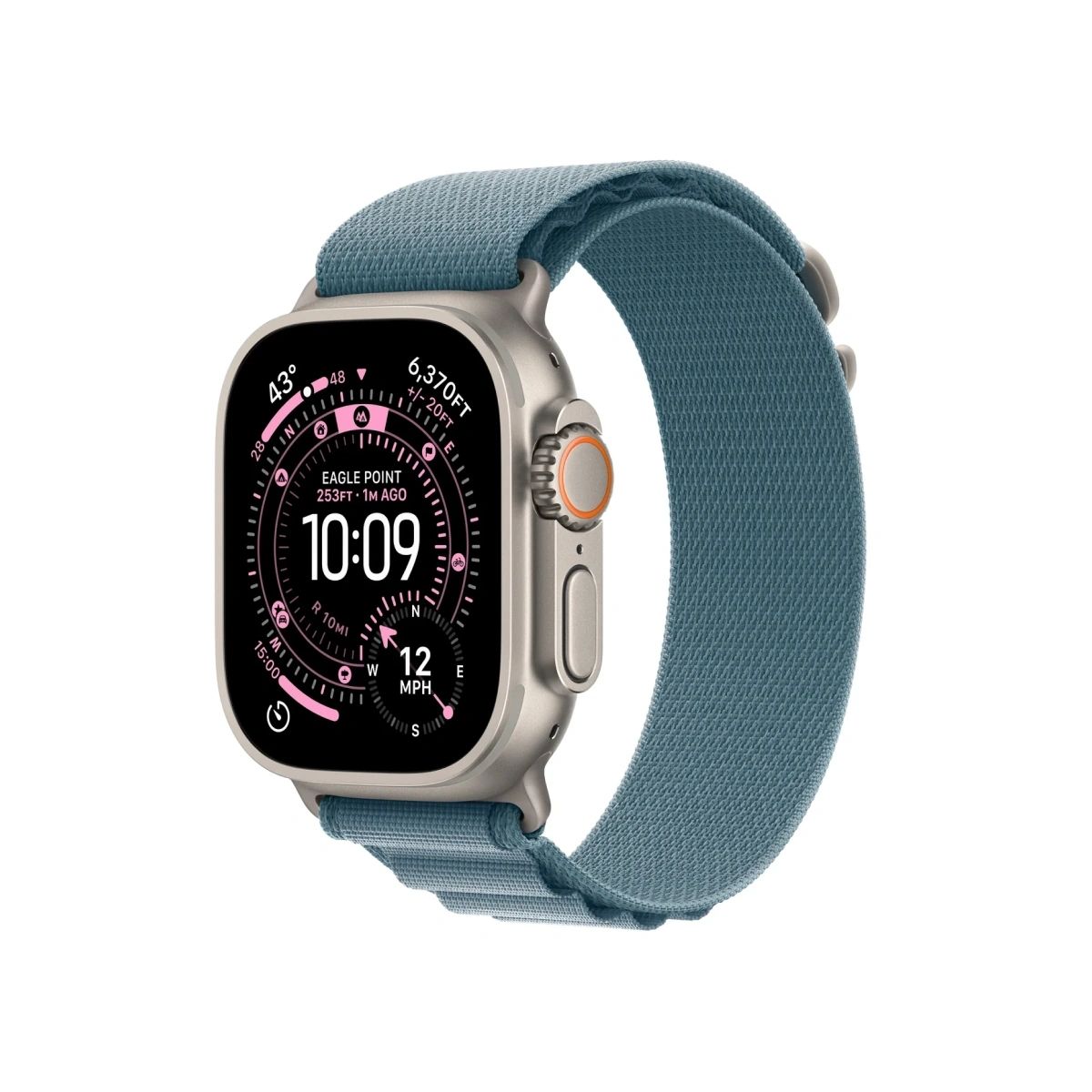 Apple Watch Ultra 3 (2025) natural titanium 49mm 4G light blue alpine Loop Size M
