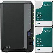 Bundle SYNOLOGY DS225+ 2-Bay PLUS NAS Intel Celeron J4125 2GB ECC DDR4 + 2xHAT3300-4T NAS 4TB SATA 3.5inch HDD