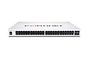 Fortinet FS-148F-FPOE switch-uri L2 Gigabit Ethernet (10/100/1000) Power over Ethernet (PoE) Suport 1U Alb