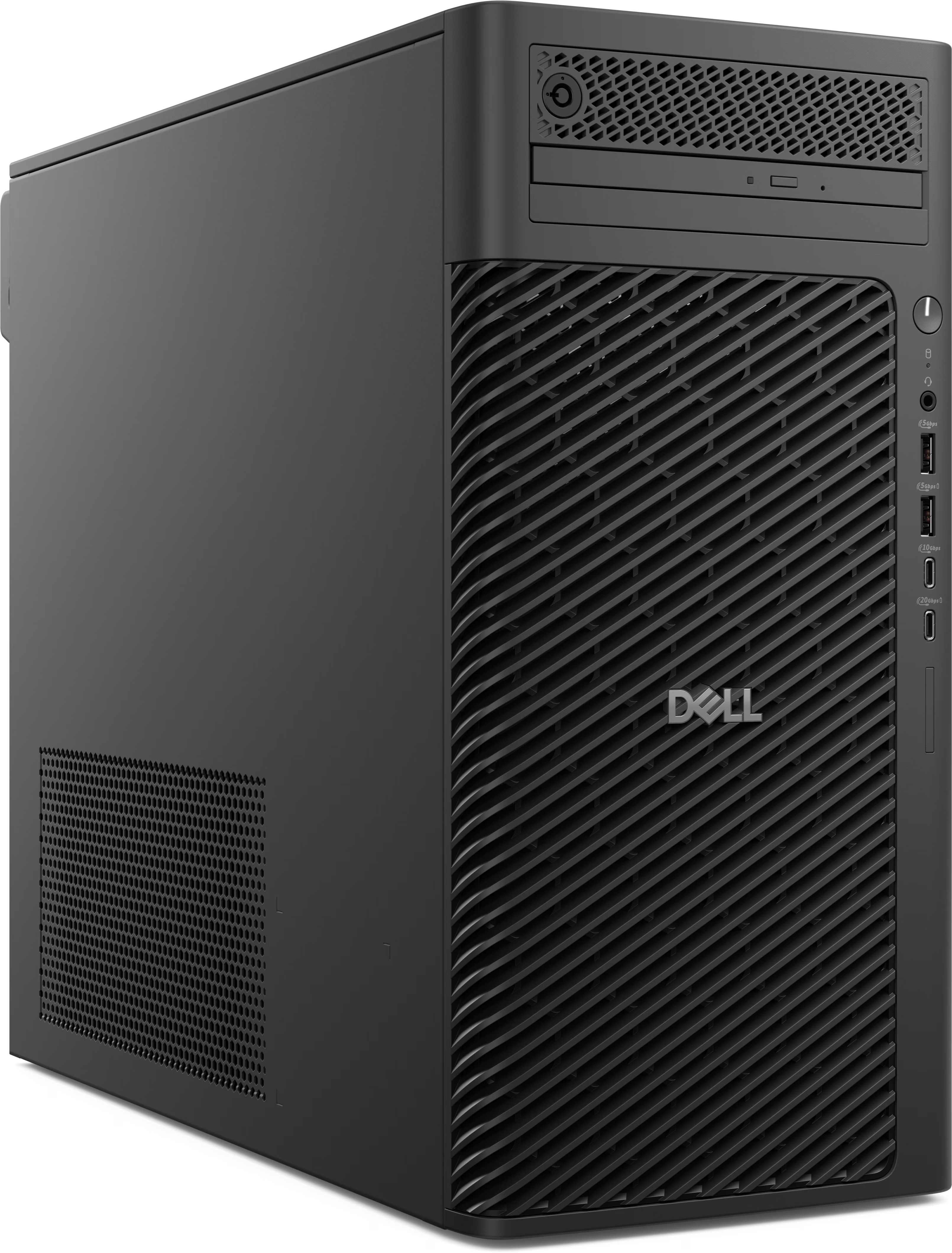 Desktop PC Dell D64R5 Pro Max Tower, Intel Core Ultra 9 - 285 (24 C / 24 T, 2.5 GHz - 5.6 GHz, 36 MB cache), 32 GB RAM, 1 TB SSD, Fara unitate optica, Intel Graphics, 1500 W, Windows 11 Pro